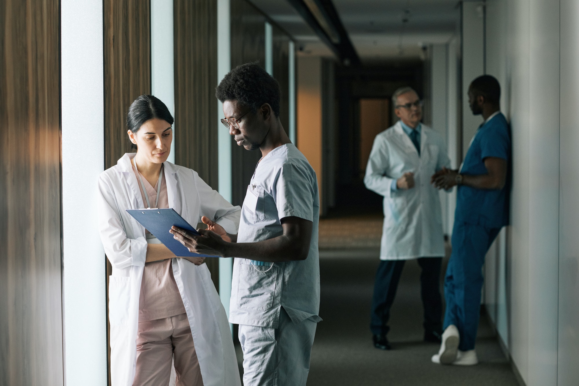 Doctors Working in Clinic